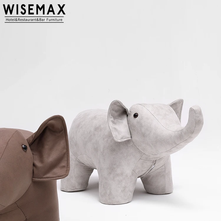 Elephant Foot Chair Plush Kids Furniture for Fun Comfort