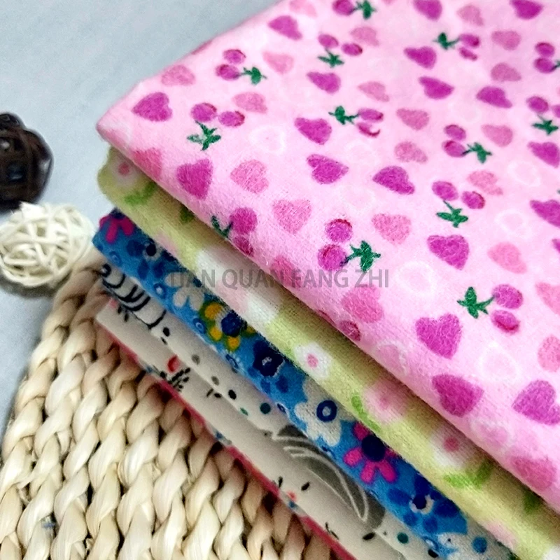 Лучшая цена, полностью хлопчатобумажная фланелевая ткань с реактивным принтом, тюк и рулон, горячая Распродажа ткани