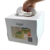 Caja para pastel con asa