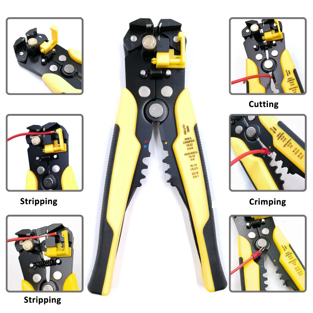 Hs-056 Multi Insulation Wire Cutting Stripping Crimping Tools - Buy ...