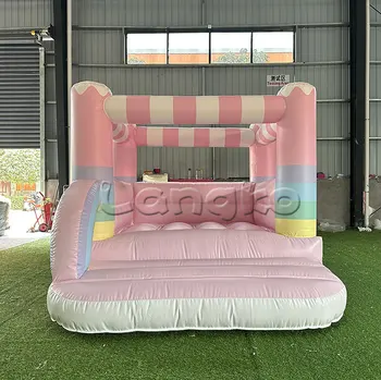 Hot Sale Commercial Pvc Pink Bounce House Kids Party Jumping Castle For Sale