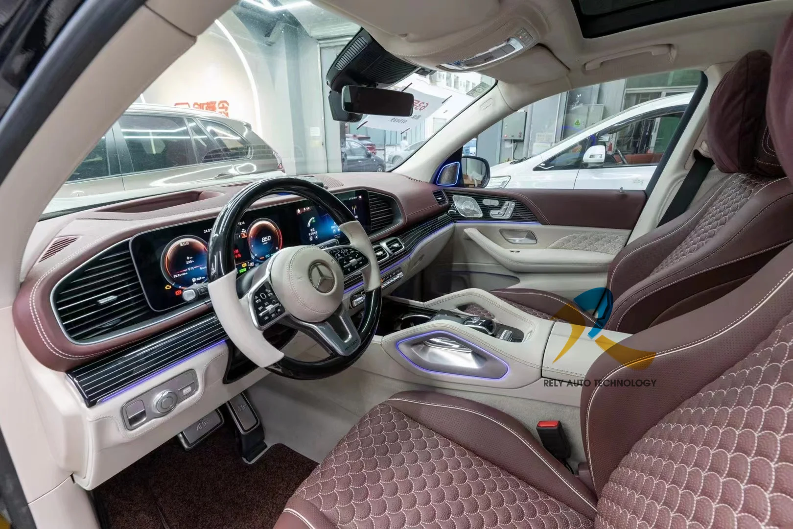 Luxury Maybach Look Interior Upgrade Kits Rear Seats For Gls X167 Buy