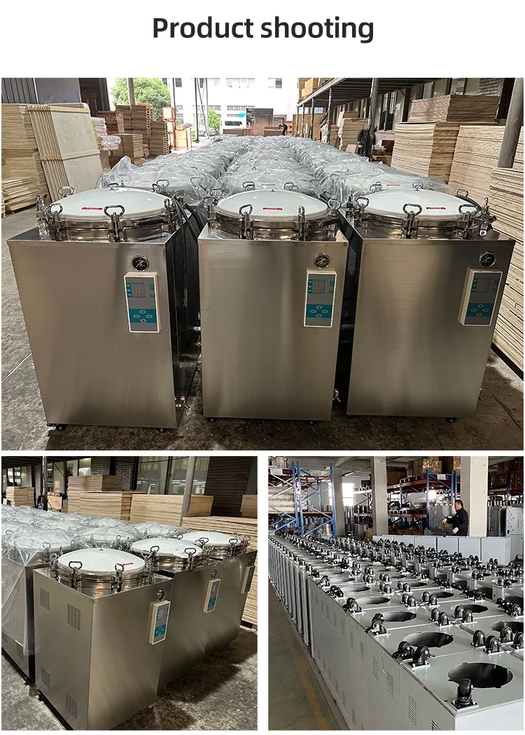 Newly Listed Industrial Steam Sterilizer Vertical Autoclave Price For