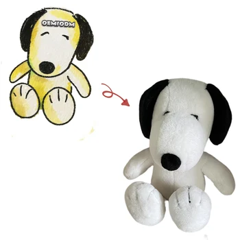 OEM Personalized Stuffed Animal Plush Toy Kawaii Cartoon Design for Birthday/Party Favors