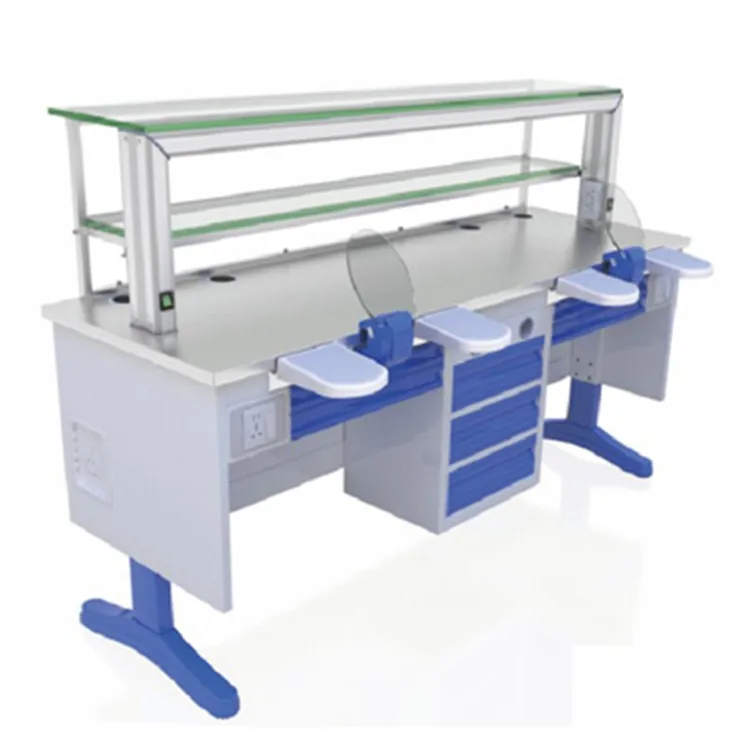 1.8m Twin Dental Laboratory Workstations Dental Supply Buy 2 Person