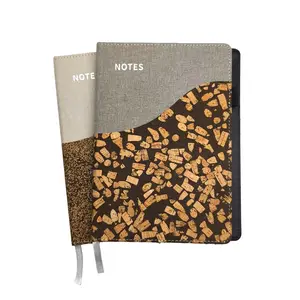 N517 Hardcover Notebook with Fabric Cover 100 Sheet Inner Pages for Promotional and Wholesale Use