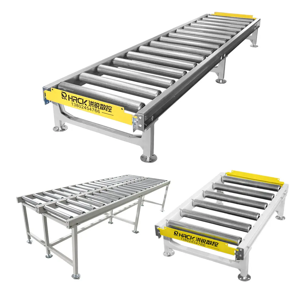 Hongrui Industrial Double-Layer Roller Conveyor Assembly Line Drum Table Manufacture Price