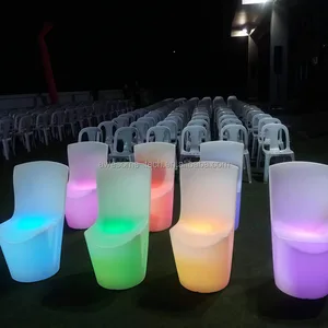 Portable Durable Color Changing RGB Plastic Led Stool
