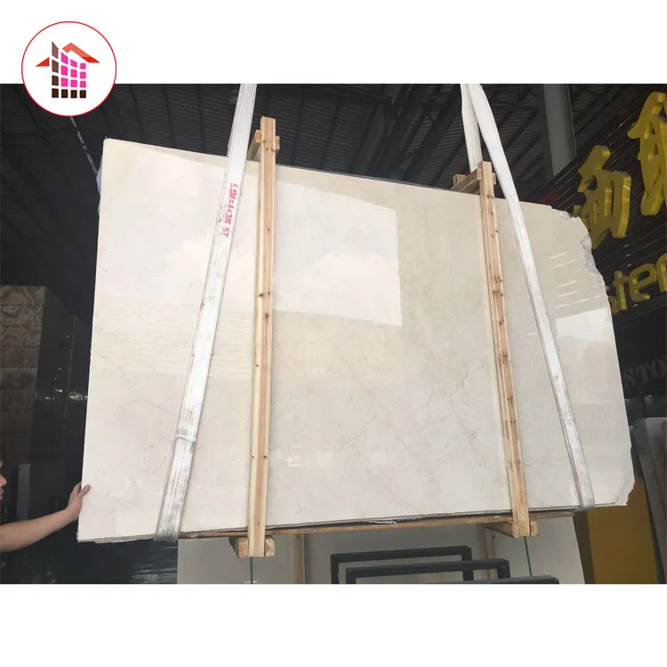 Natural Stone Cream Pearl Marble Slab Beige Marble Tile for Floor and Wall
