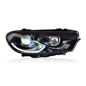 Car Styg for Headlight Volkswagen Scirocco 2008-2016 Head Lamp LED DRL Projector Lens High Beam Auto Accessories