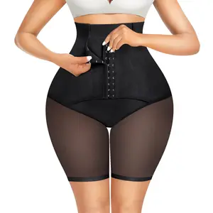 High Waist Firm Control Silk Belly Shaping Shorts Peach Hip Slim-Fit Underwear Hot Hip Shaping Pants Panty Waist Trainer Girdle