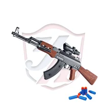 AKM Electronic Toy Revolver Gun Hot Selling Soft Bullets for Kids