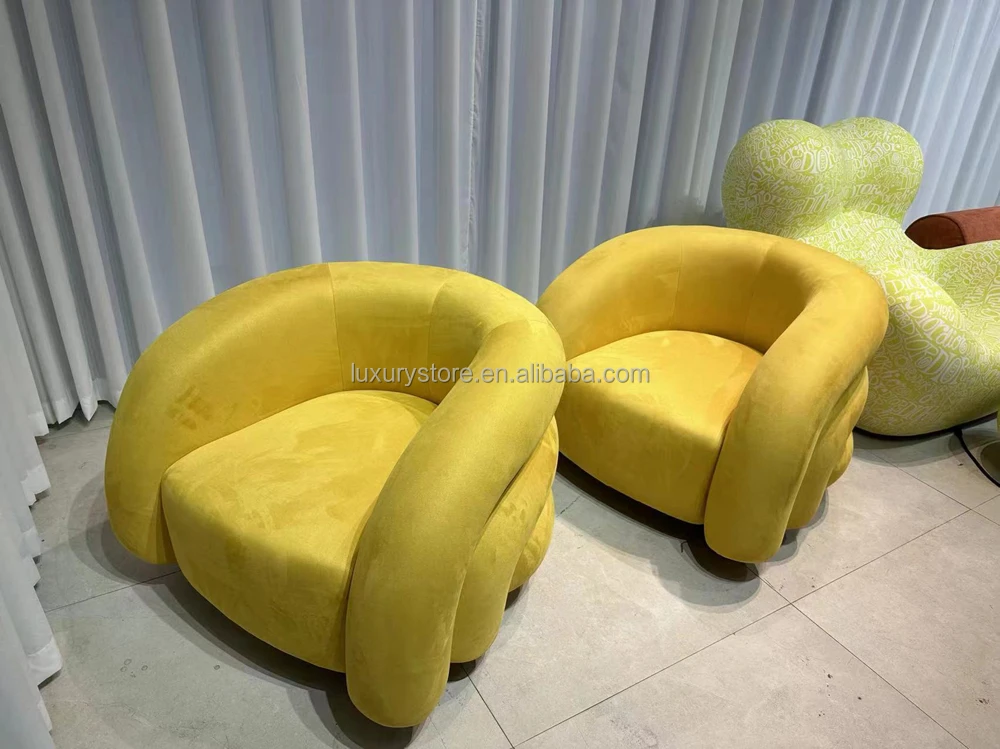 Foshan Furniture Accent Chair Comfort Armchair Designer Lazy Sofa Chair