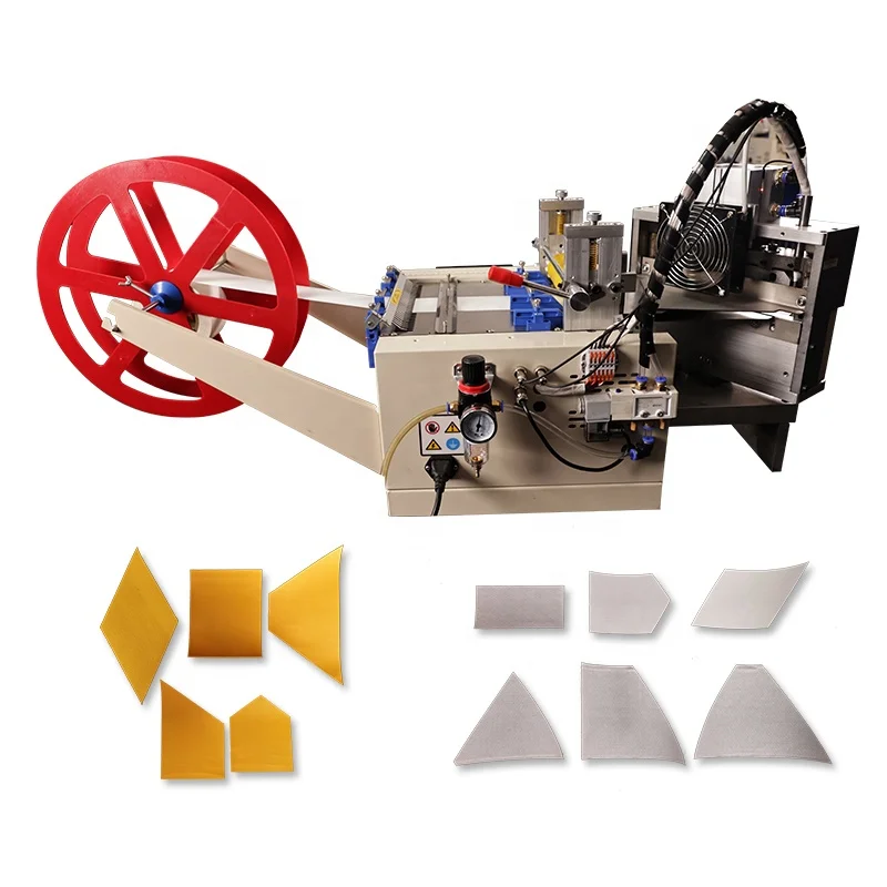 TR-200XZ Automatic Multi-Functional Mask Cutter for Ribbon Zipper Elastic Webbing Tape Cold Hot Cutting Machine Paper Carton