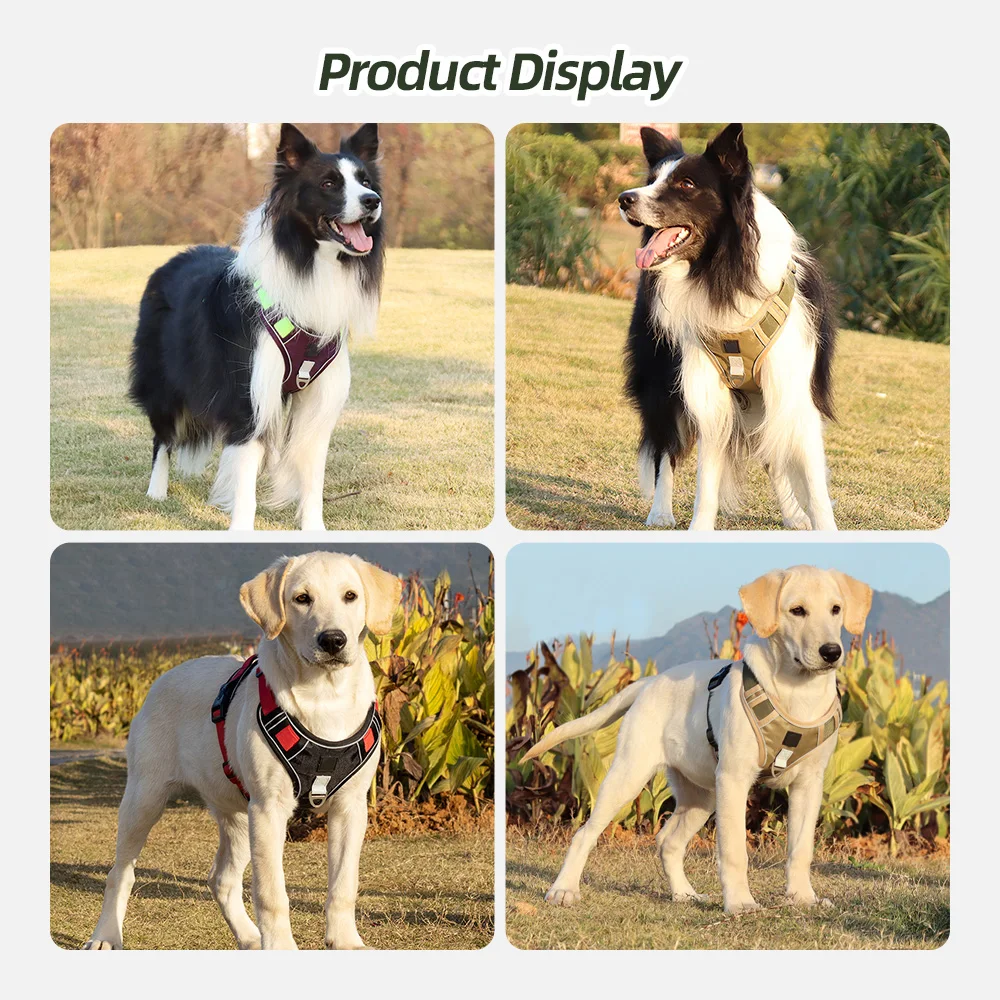 Wholesale Reflective Dog Harnesses Adjustable Breathable Sport Harness - product detail 6