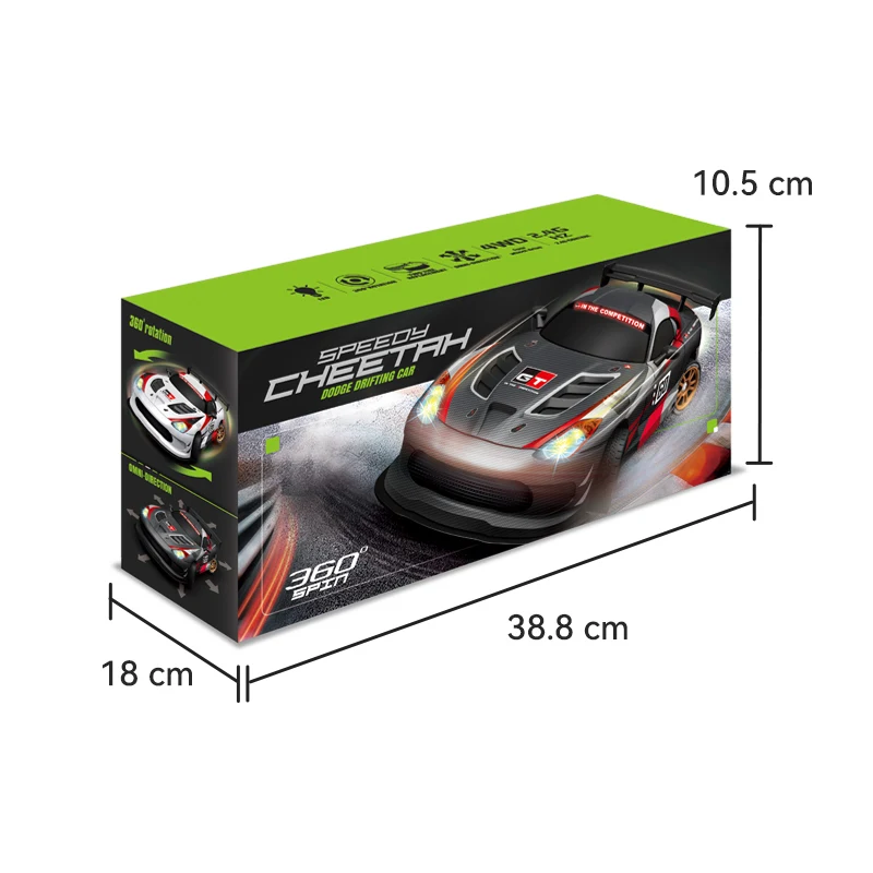 Jjrc Q116 Super Gt Rc Car - 1:16 Dodge High-Speed Drift Car