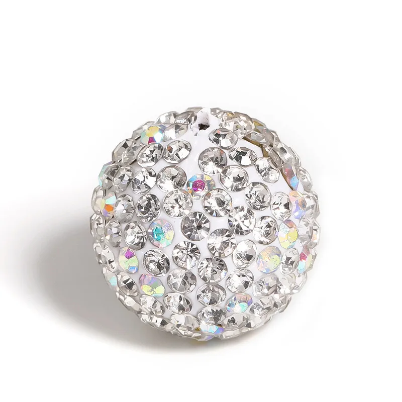 50pcs 20mm Rhinestone Beads - Chunky Sparkle Bling Balls For Beaded Pens, Jewelry Making & Craft Projects