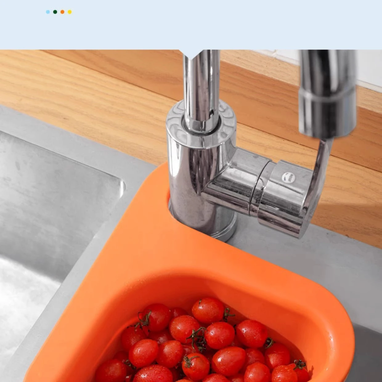 20 Years Production Experience Multi Function Colanders Strainers Sink Strainer Vegetable Fruit Rice Strainer Swan Drain Basket