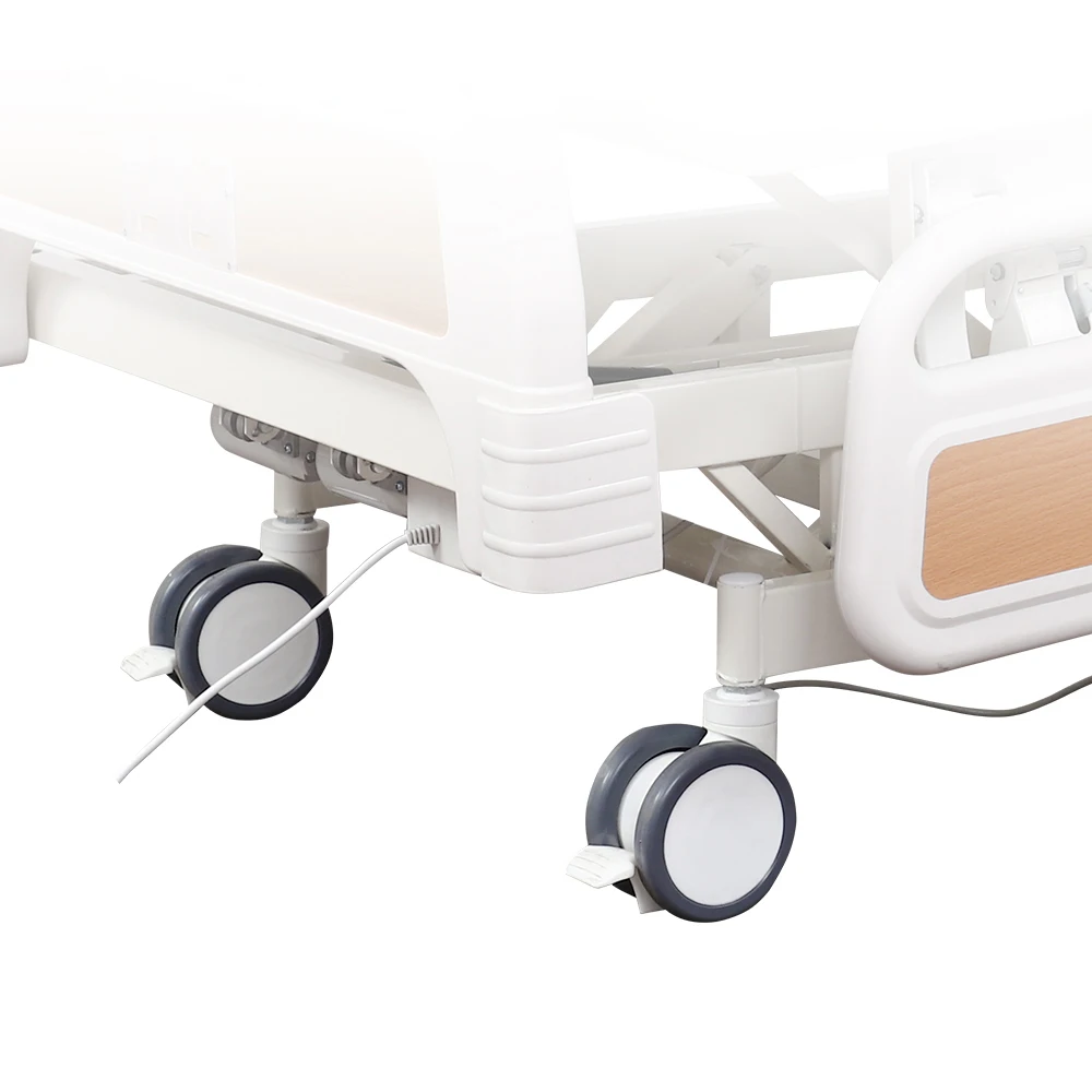 Three Function Stainless Steel Modern Safety Rail Electric Bed-Foldable Guardrail Medical Equipment Foot Hospital School Hotel 6