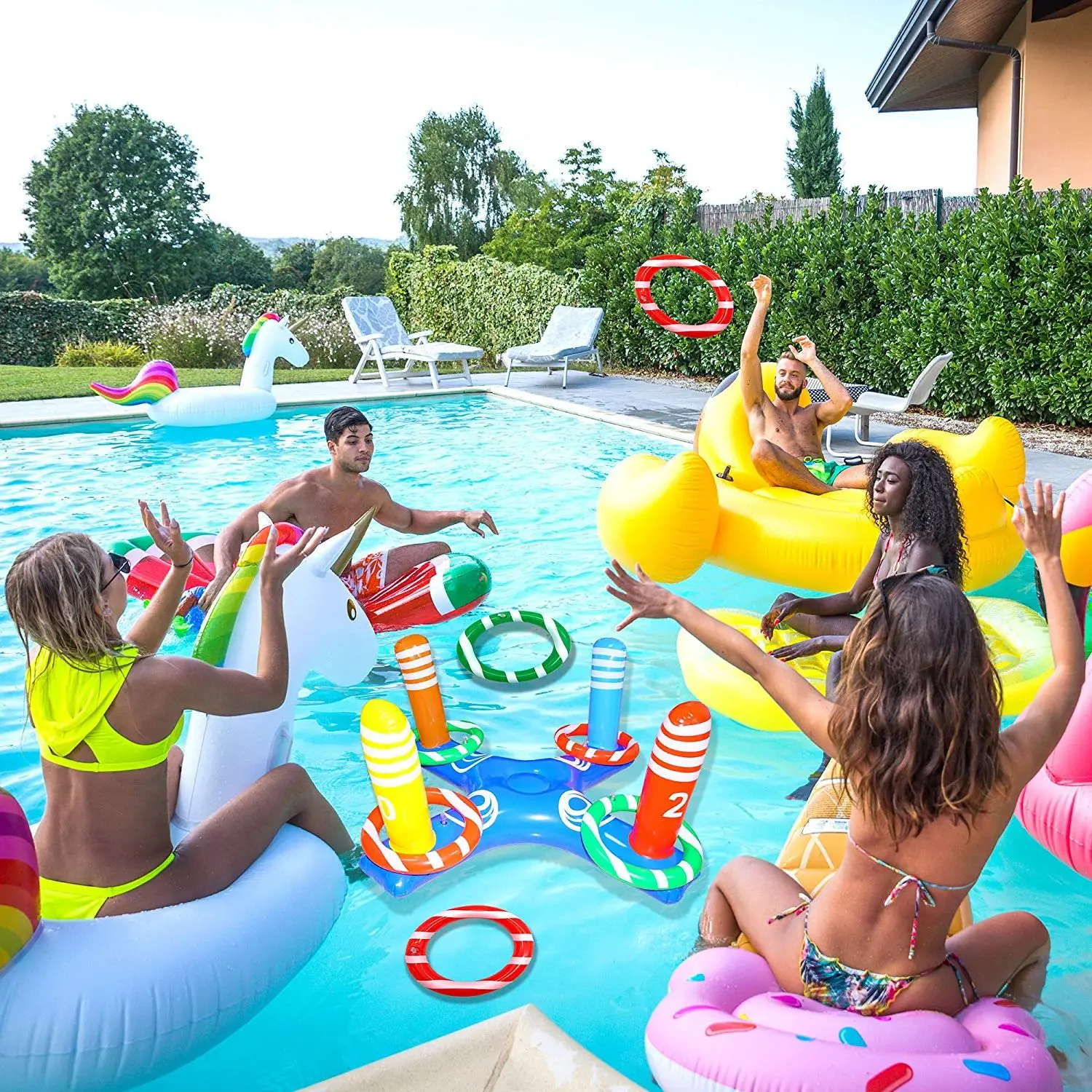High Quality Summer Water Party Inflatable Indoor Outdoor Toys