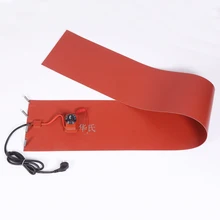 12V 24V 220V Flexible Silicone Rubber Heater Heating Element Silicone Heater Heating Pad With Thermostat