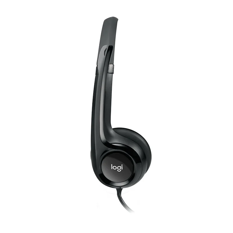 Logitech H110 Headset Stereo, Noise-Cancelling, and Mic
