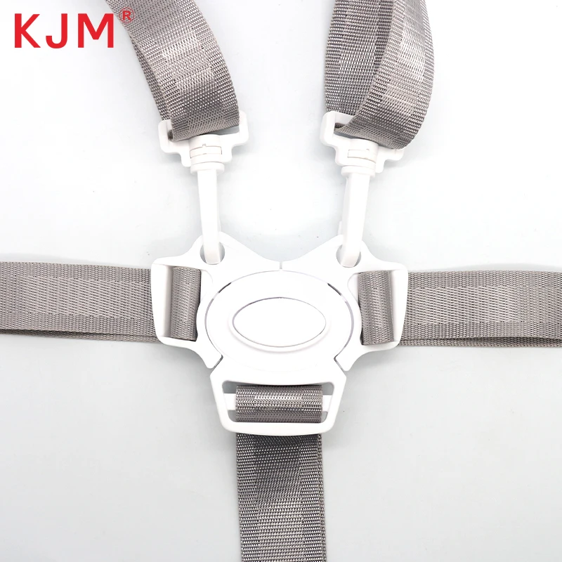 Cintura Di Sicurezza A 5 Punti Universale Per Seggiolone, Passeggino E Seggiolino Auto – Set Da 2 In Nylon Robusto, Fibbie POM - 5