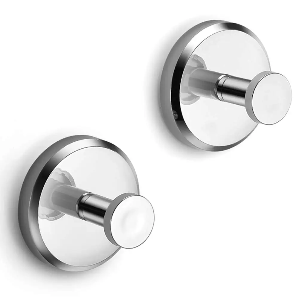 2 BestLock Suction Cup Wall Hooks For Bathroom Kitchen Tiles Mirrors Support 4kg 