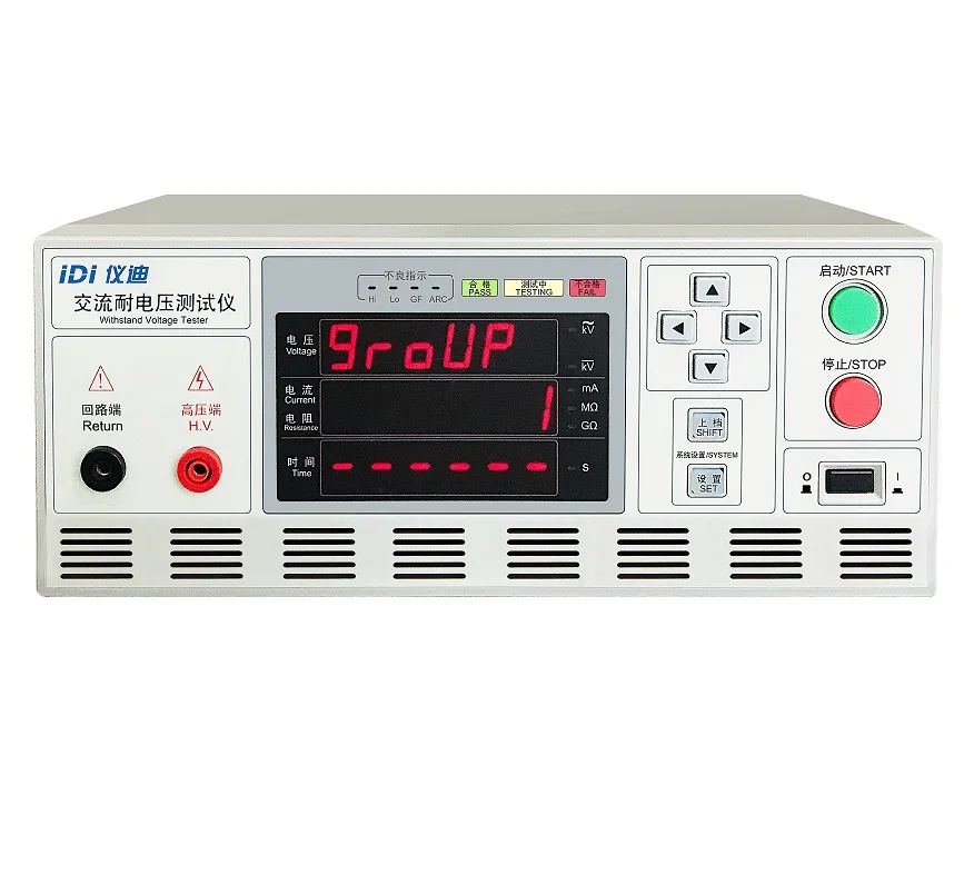 IDI6106AH dielectric strength test High Accuracy AC 5KV100mA Dielectric Withstand Voltage puncture tester Hipot Tester For Sale
