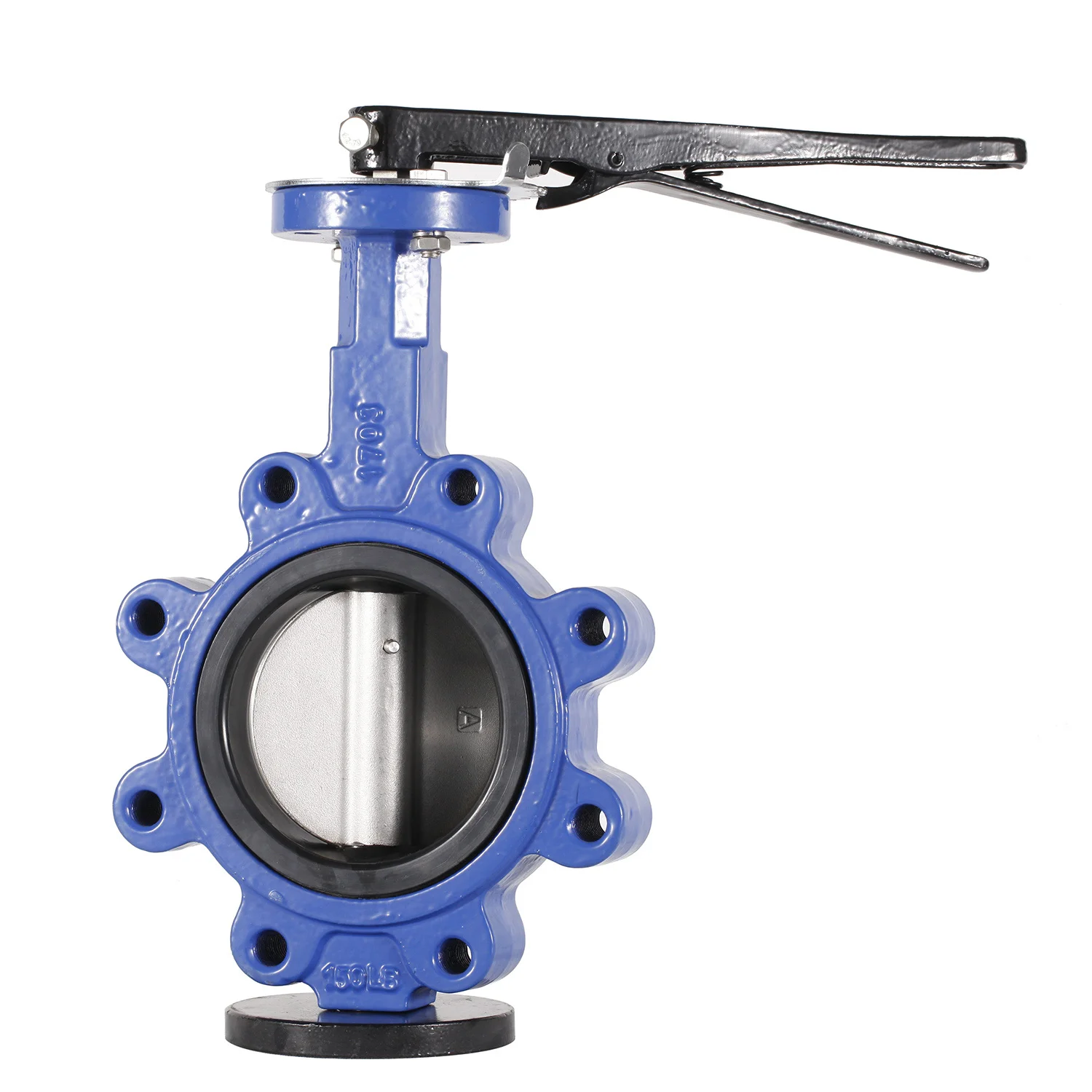 High Performance API609 4 Inch  Manual 304 Stainless Steel Lug Type Cast Iron butterfly Valve