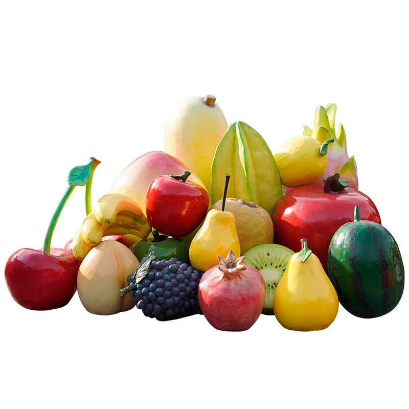 Large Artificial Fruit and Vegetable