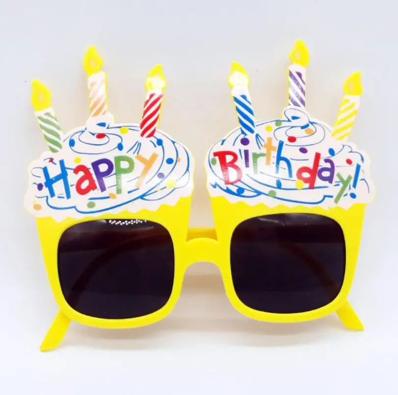 Funny Sunglasses Novelty Glasses Cake Candle Design For Kids Adults