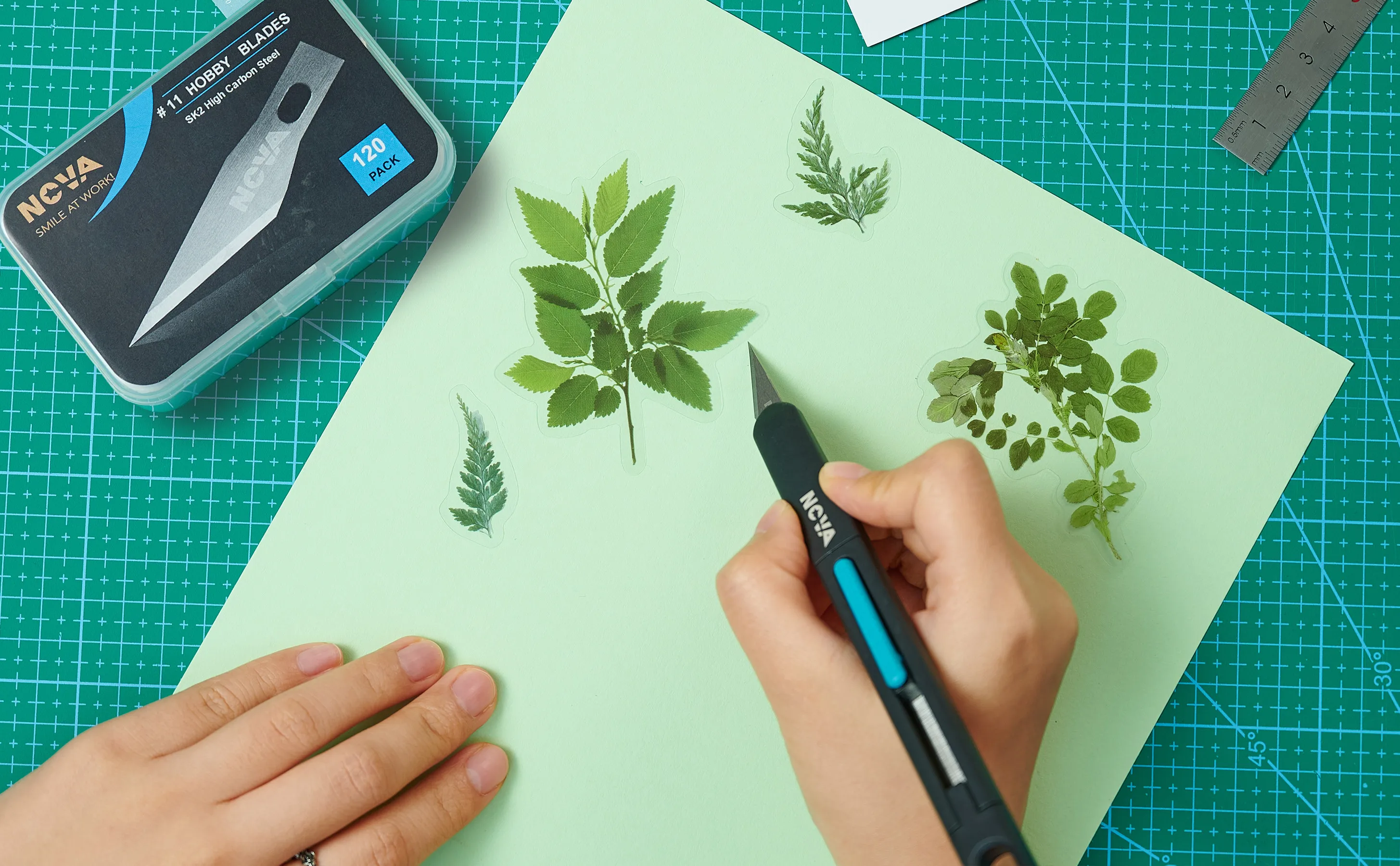 Adjustable Length Craft Cutter Knife With Hobby Craft Knife Blades