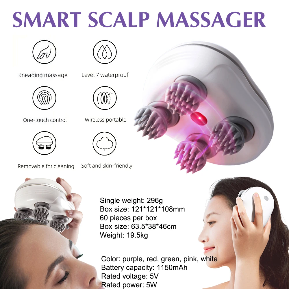 vibrating head massage BKT4951 Professional Cordless Handheld Barber Head and Scalp Vibration  Massager for Hair Salon at ₹ 1000/piece | Personal Care in Manesar main image 0