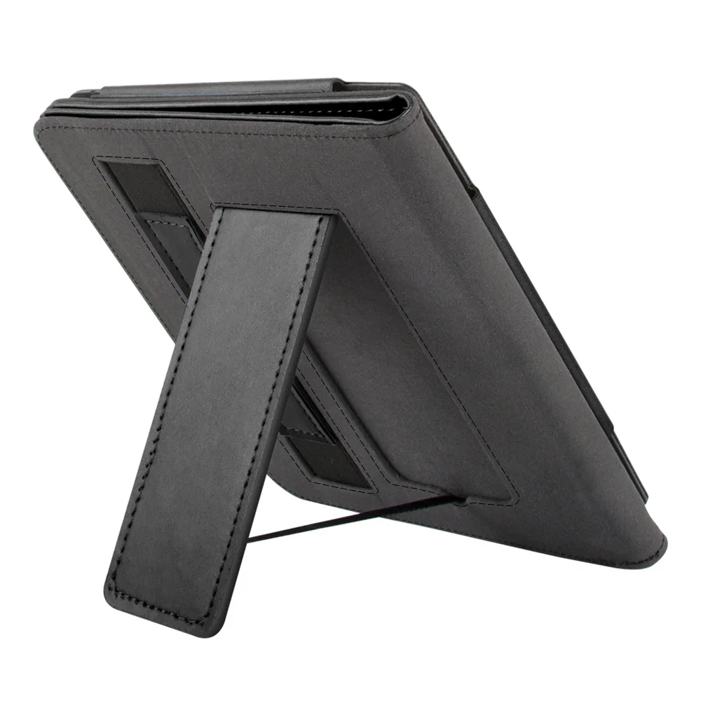 Wake-up Leather Case For KOBO Libra Colour 7 Clara Colour Bw 2E Nia Hd 6 E Reader Ebook Color Ereader Kids Tablet Cover holder