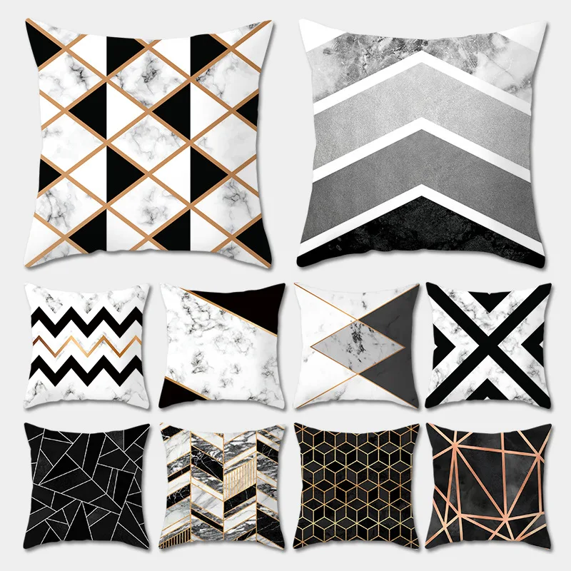 Huiran Custom Wholesale Throw Pillow Covers Luxury Pillow Cases Square