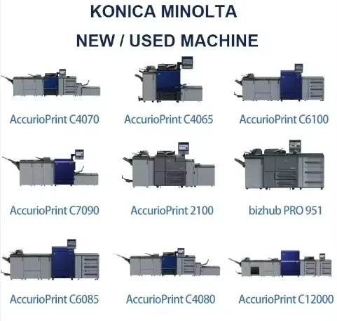 NEW / USED Konica Minolta Machine Printer Bizhub AccurioPress AccurioPrint C4070 C6100 C6085 C7090 C4065 C4080 C12000