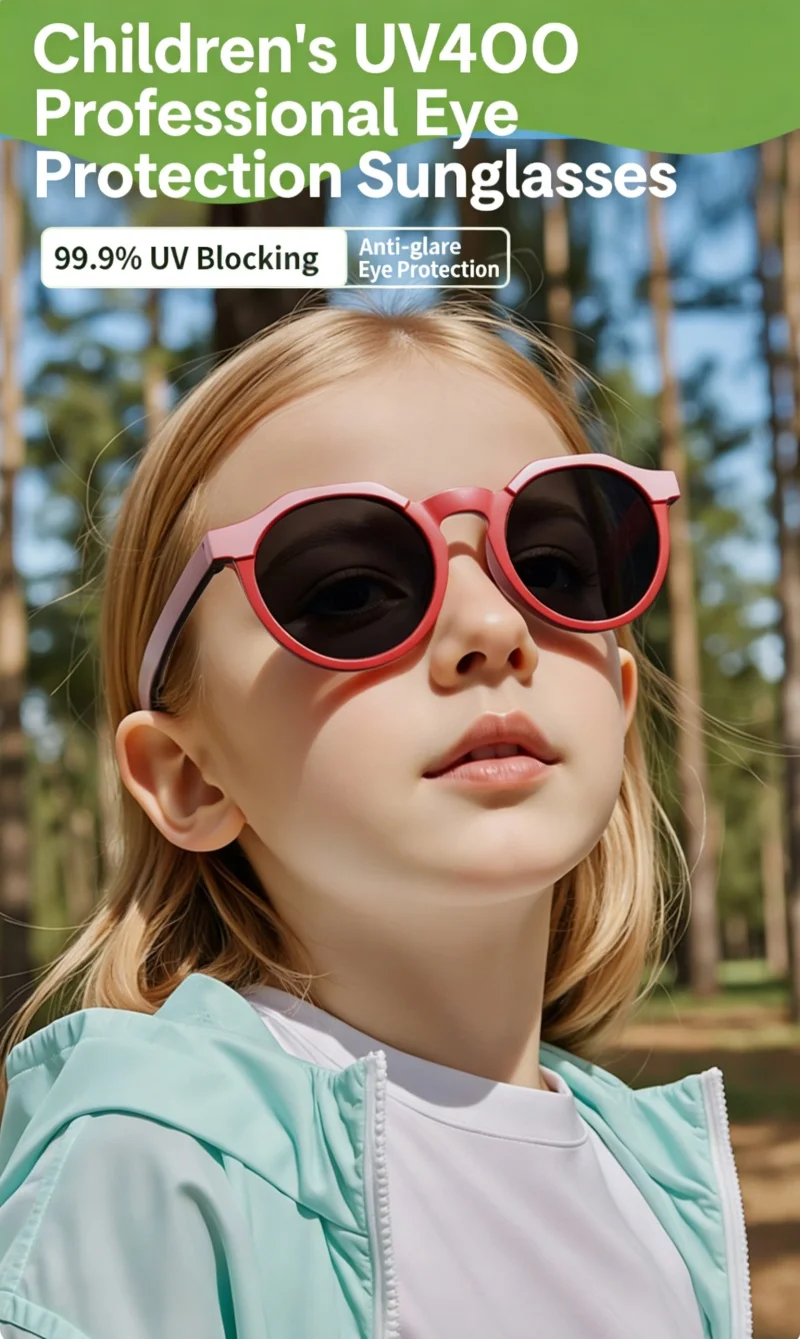 Polarisoidut gradient-aurinkolasit lapsille uv suoja_voghion.com