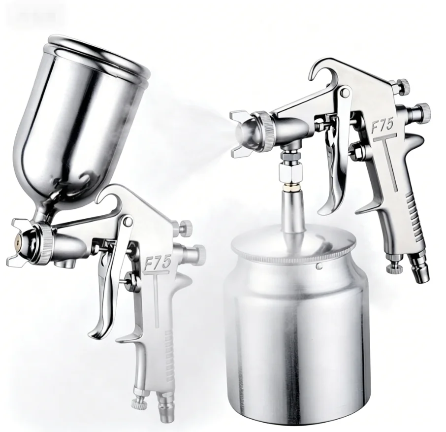 TEBAK High Quality Air Spray Gun with Aluminium Nozzle for Automobile Paint Spraying