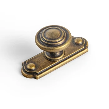 Goo-Ki 9081 Retro Zinc Alloy Cabinet Knobs Single Hole Luxury Furniture Hardware with Spacer Factory Price