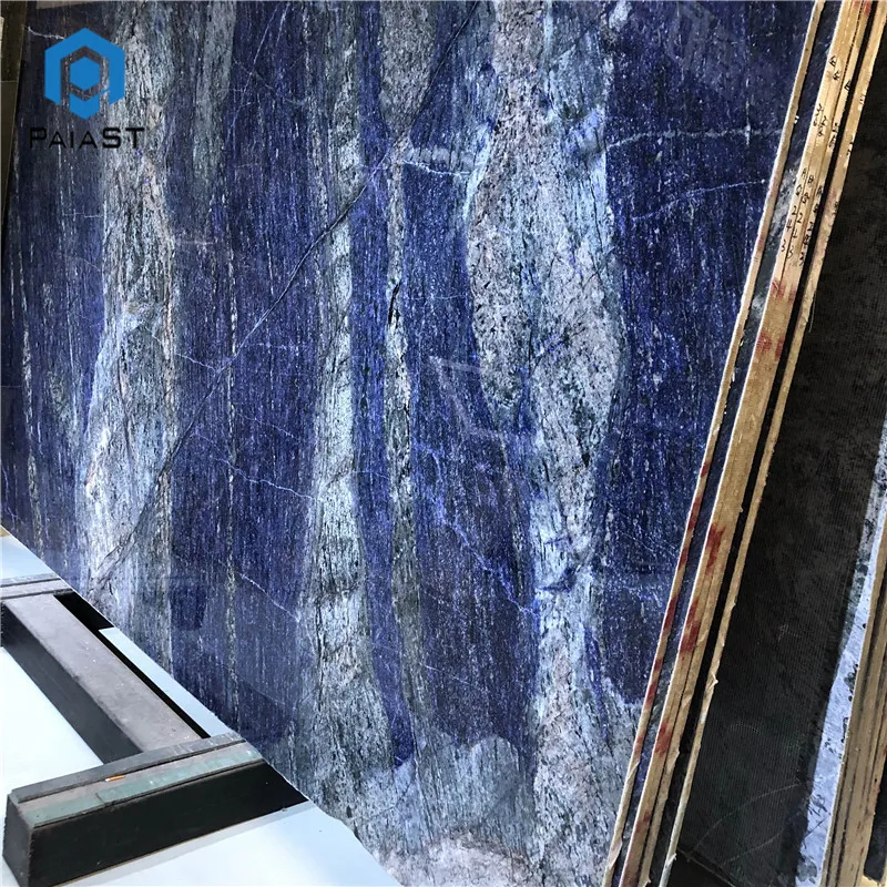 product top quality luxury victoria blue quartzite slab for background wall blue marble countertop-8