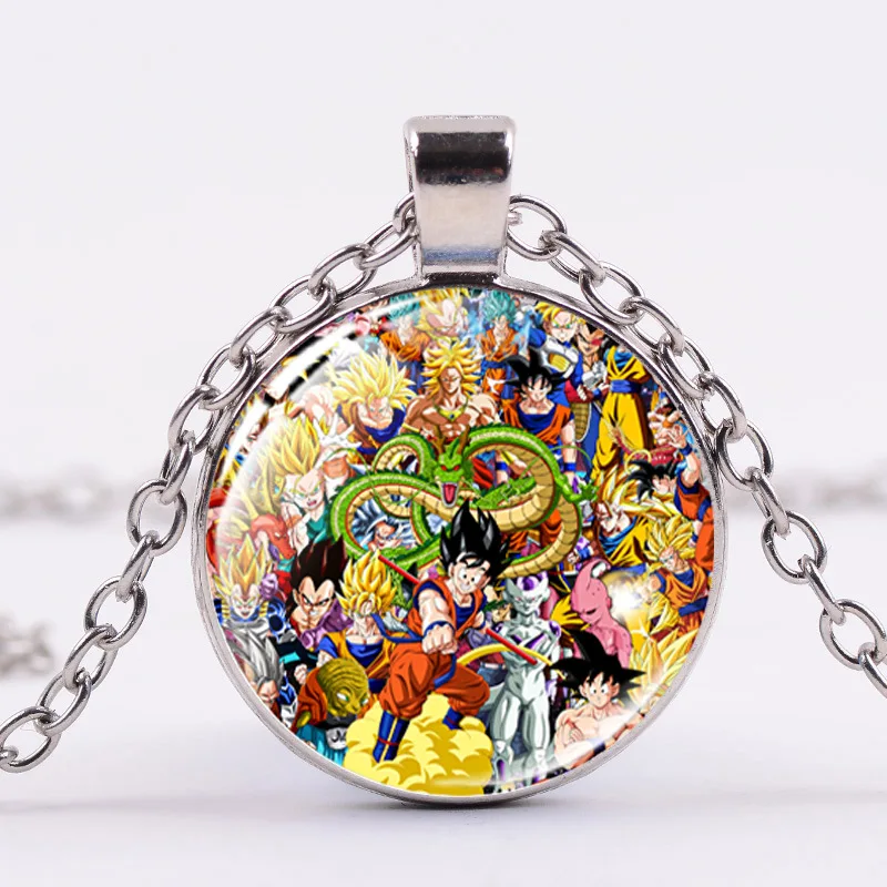 Goku and hot sale vegeta necklace