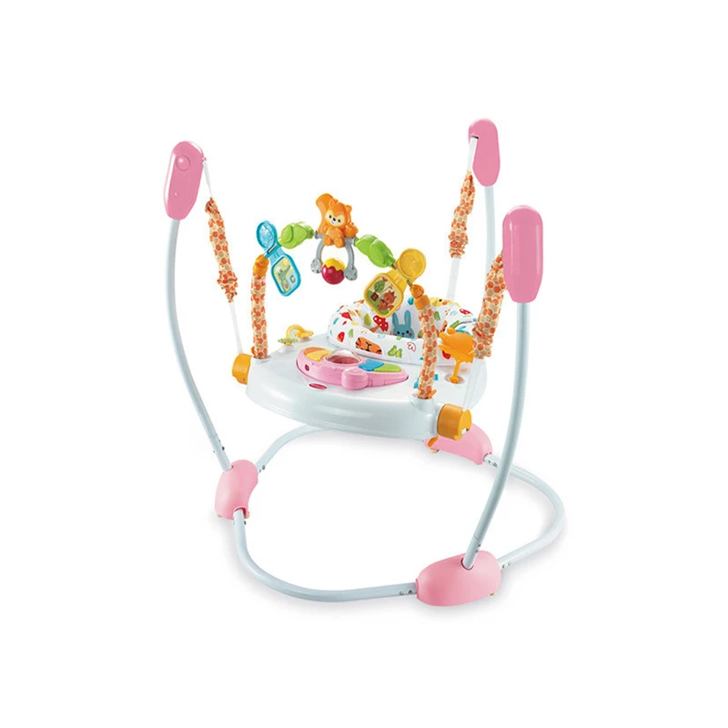 Baby Learning Walker Bounce Jump Chair Activity Bouncer Baby Jumperoo with Lights & Music