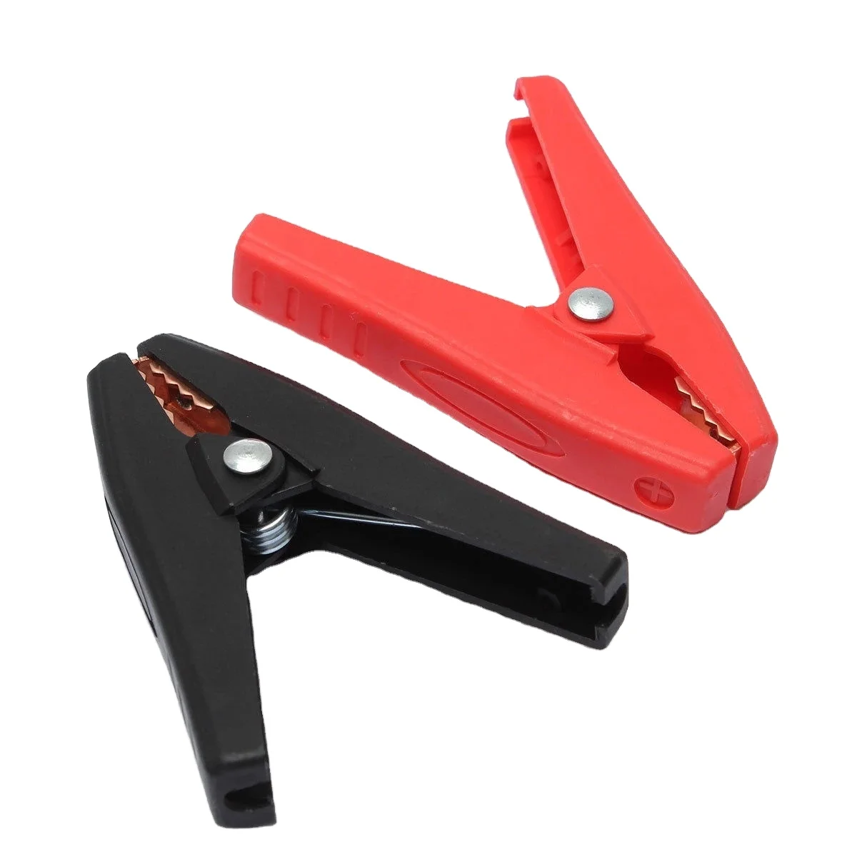 Прочный 100A изолированный крокодил зажим автомобильный аккумулятор Красный Черный Пластиковые Электрические зажимы 90 мм