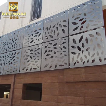 Decorative Aluminum Sheet Metal Fence Metal Solid Panel For Garden ...