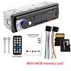 Radio de coche con tarjeta de memoria de 64GB