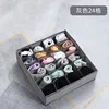 Gris de 24 rejillas (tela Oxford)