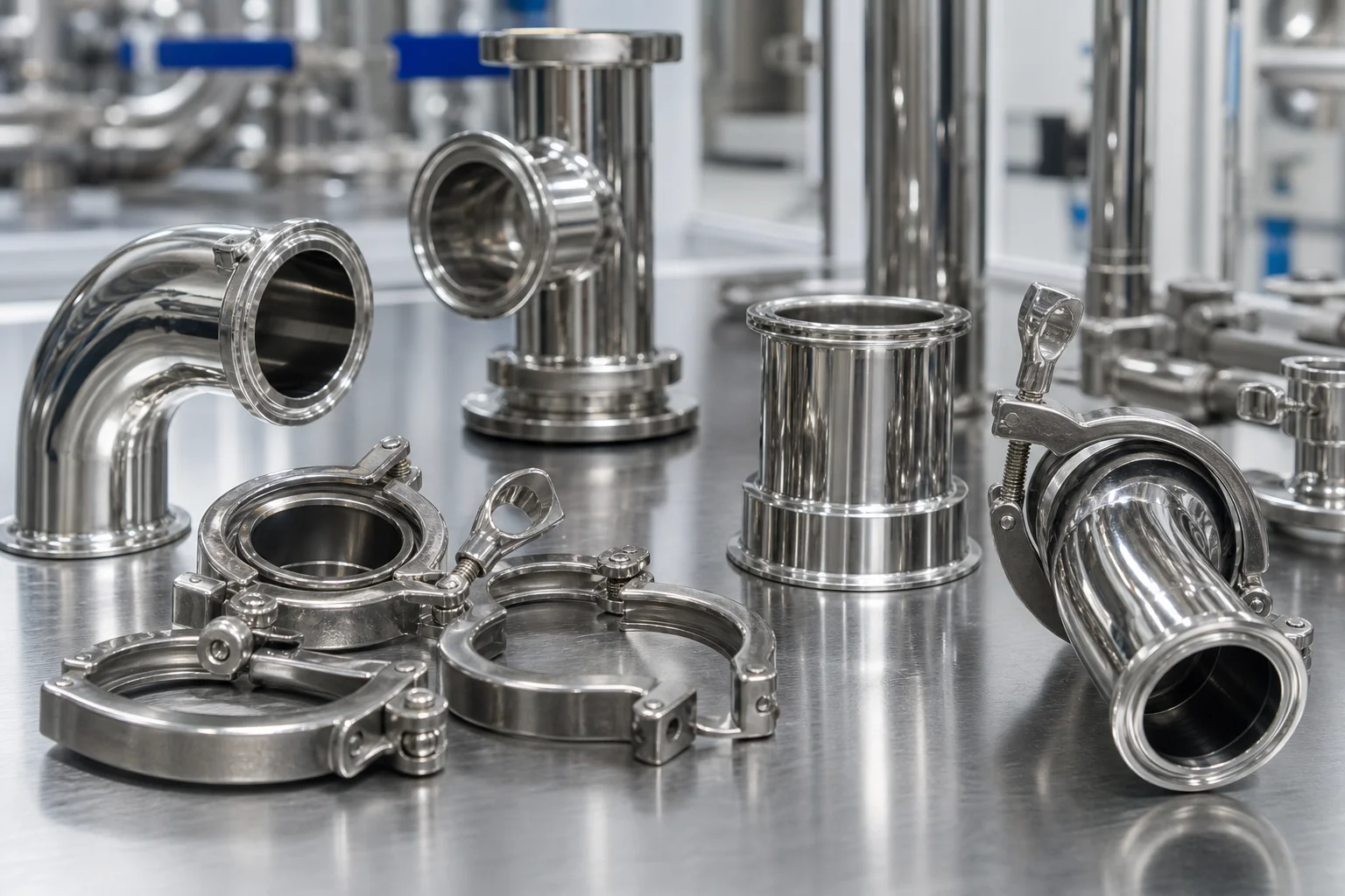 Sanitary Pipes and Fittings: Materials, Finish, and Inspection