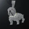 Ciondolo singolo a forma di cane - Argento