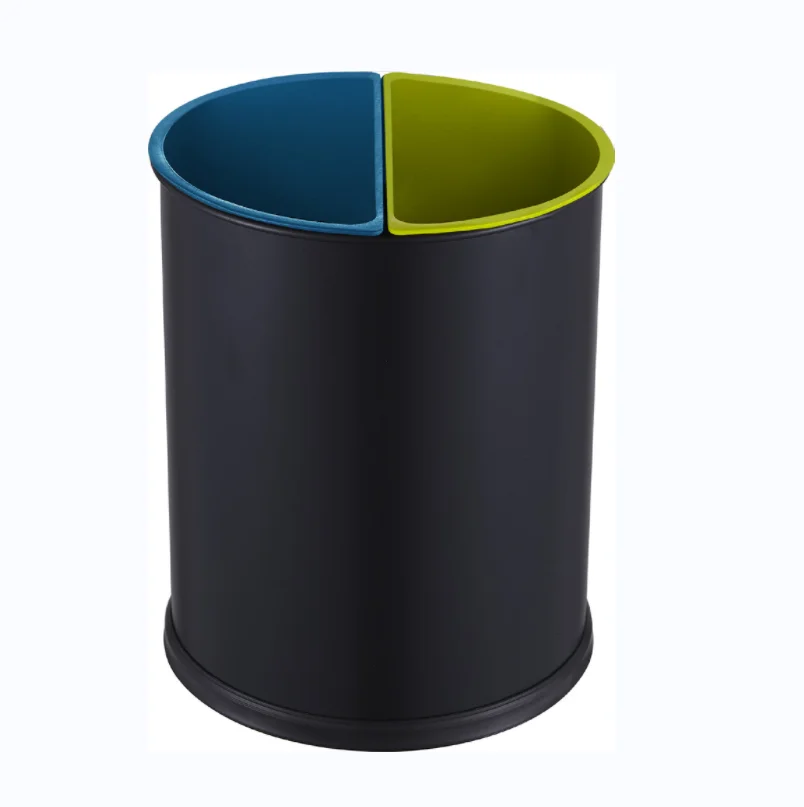 Two Compartment Recycling Trash Bin